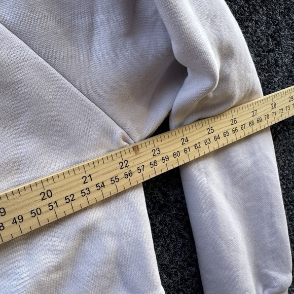 Nike Women's Long-Sleeved Versa Crew Cropped Sweatshirt AH8436-008 Cream Size Sm - Picture 5 of 8